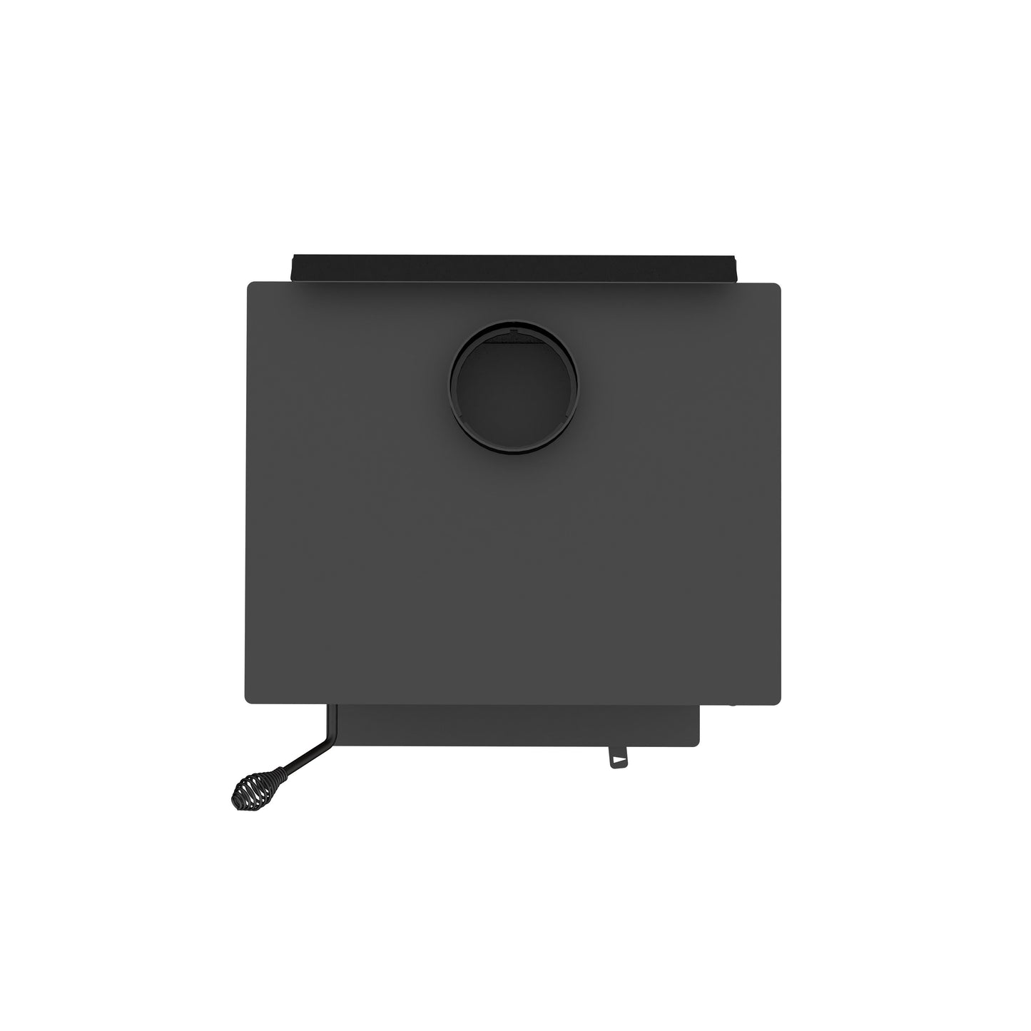 Drolet Deco Alto Wood Stove - top view
