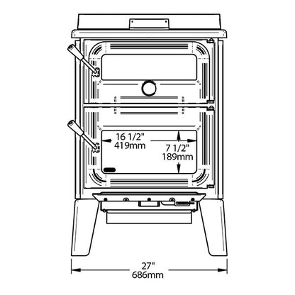 Drolet Bistro Wood Cookstove - lifestyle 3