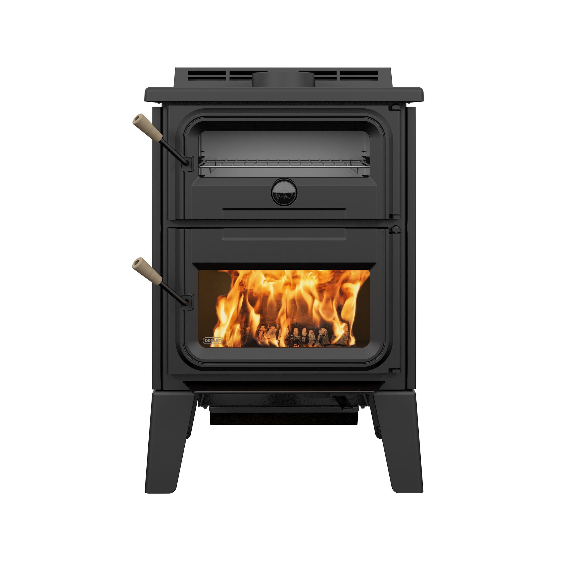 Drolet Bistro Wood Cookstove - front