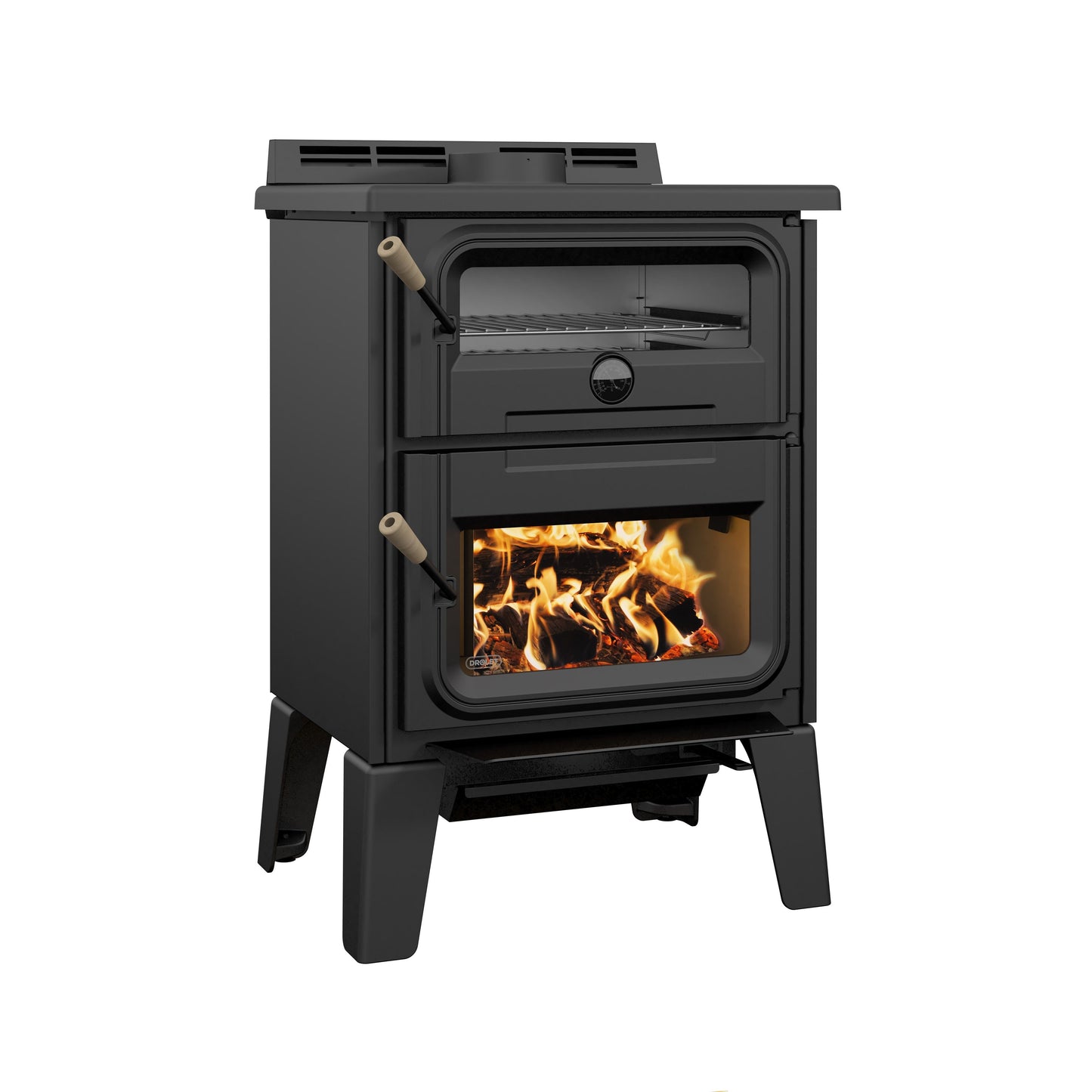 Drolet Bistro Wood Cookstove - left