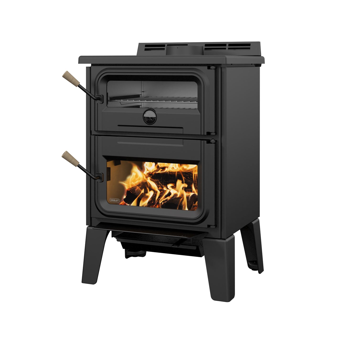 Drolet Bistro Wood Cookstove - right