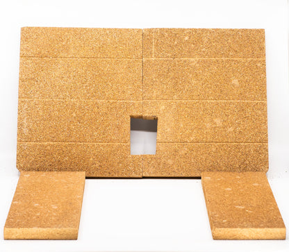 ComfortBilt HP61 vermiculite firebox panel set
