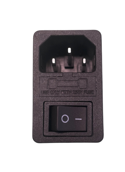 ComfortBilt main power switch assembly front view for ComfortBilt and Alpine pellet stoves