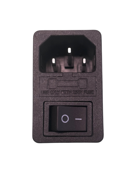 ComfortBilt main power switch assembly front view for ComfortBilt and Alpine pellet stoves