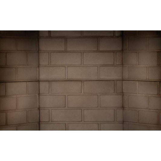 Napoleon NZ8TBK decorative brick panels, Traditional pattern for the High Country 8000 Wood Fireplace (NZ8000)