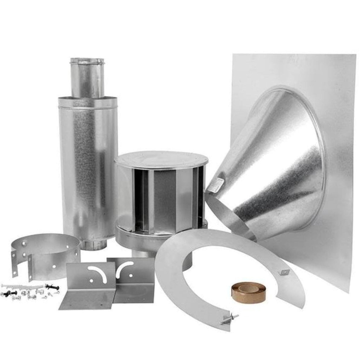 Napoleon GD-811 roof terminal kit with 7/12-12/12 pitch flashing, 8"/11"