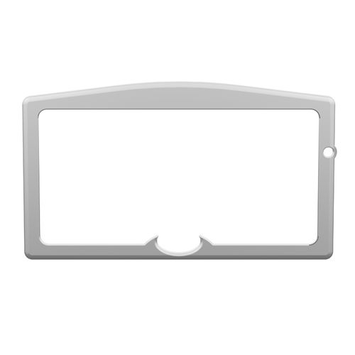 Brushed Nickel Cast Iron Door Overlay for Osburn 2400 (OA10092)