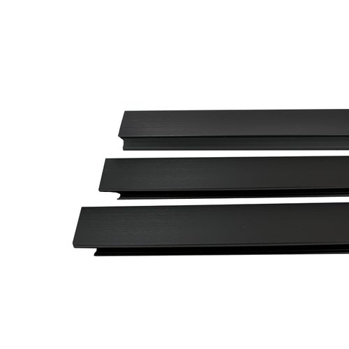 Black large faceplate trims OA10128 for Enerzone Solution wood inserts