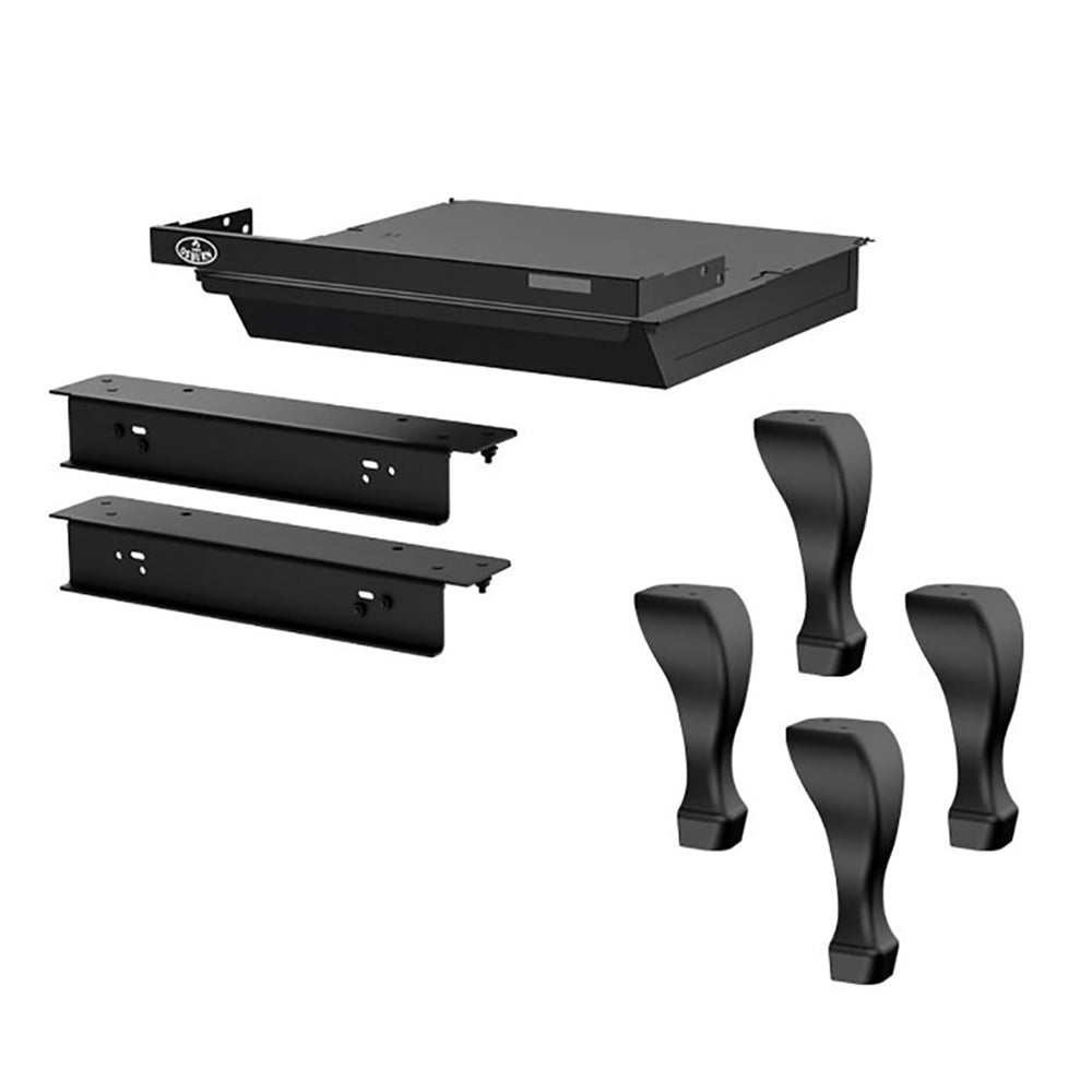 Black Cast Iron Traditional Legs with Ash Drawer for Osburn 1700 (OA10247)