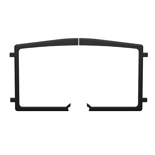Osburn Black Cast Iron Door Overlay (OA10600)