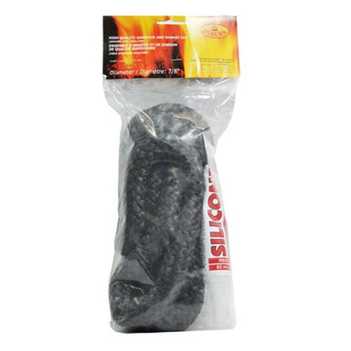 Osburn Silicone and 7/8" x 8' Black Door Gasket Kit (OA11390)