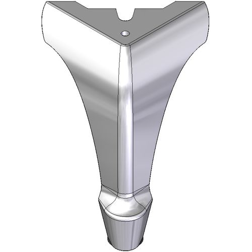 Raw Cast Iron Leg with Leveling Bolt for Osburn 1100 (PL24023-02)