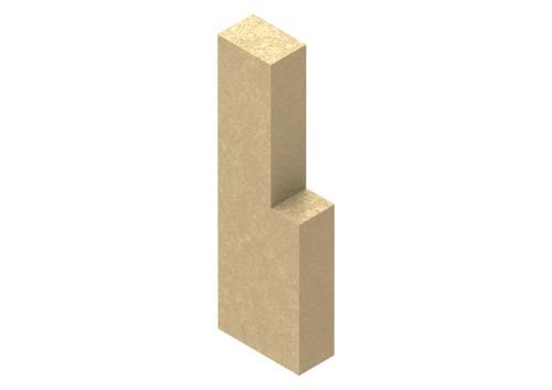 2 7/8" x 9" x 1" x 4 3/8" Fire Brick for Drolet Tundra (PL36254)