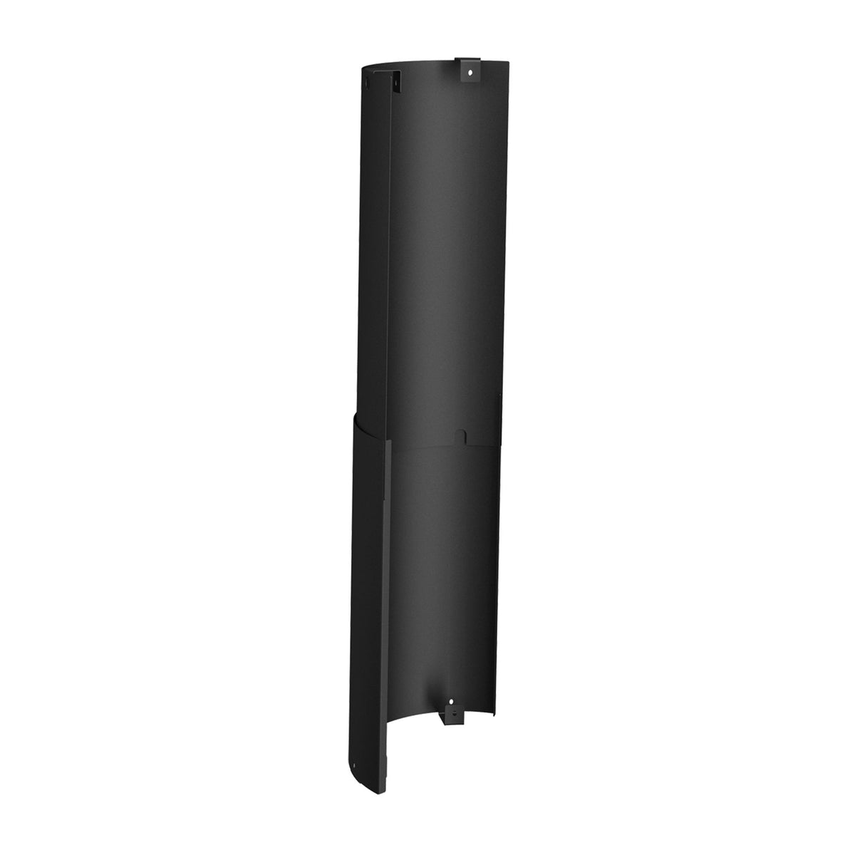 SBI telescopic heat shield for 6 inch black single wall stove pipe, adjusts 14 to 22 inches