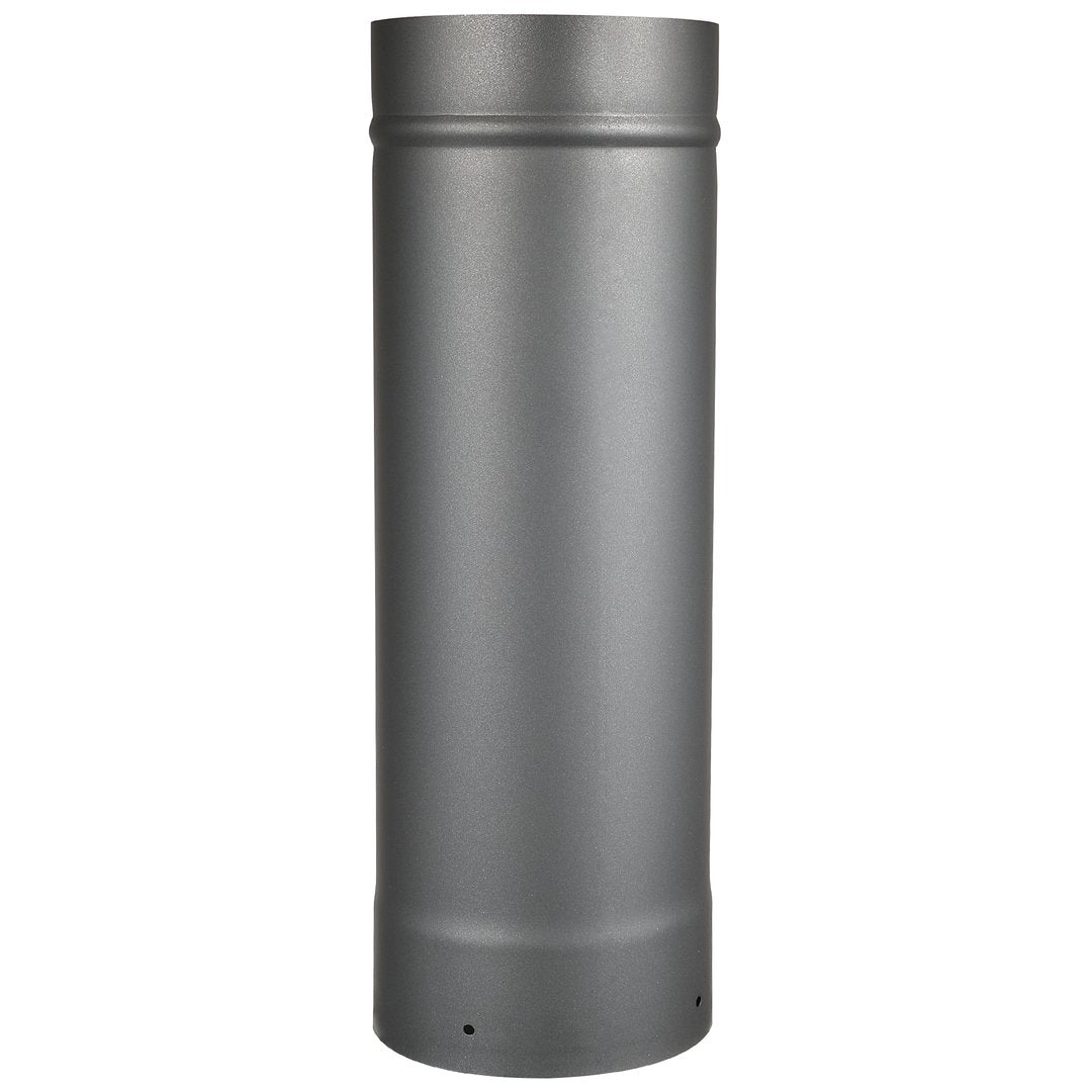 AllFuelHST 6" x 48" black single wall stove pipe section