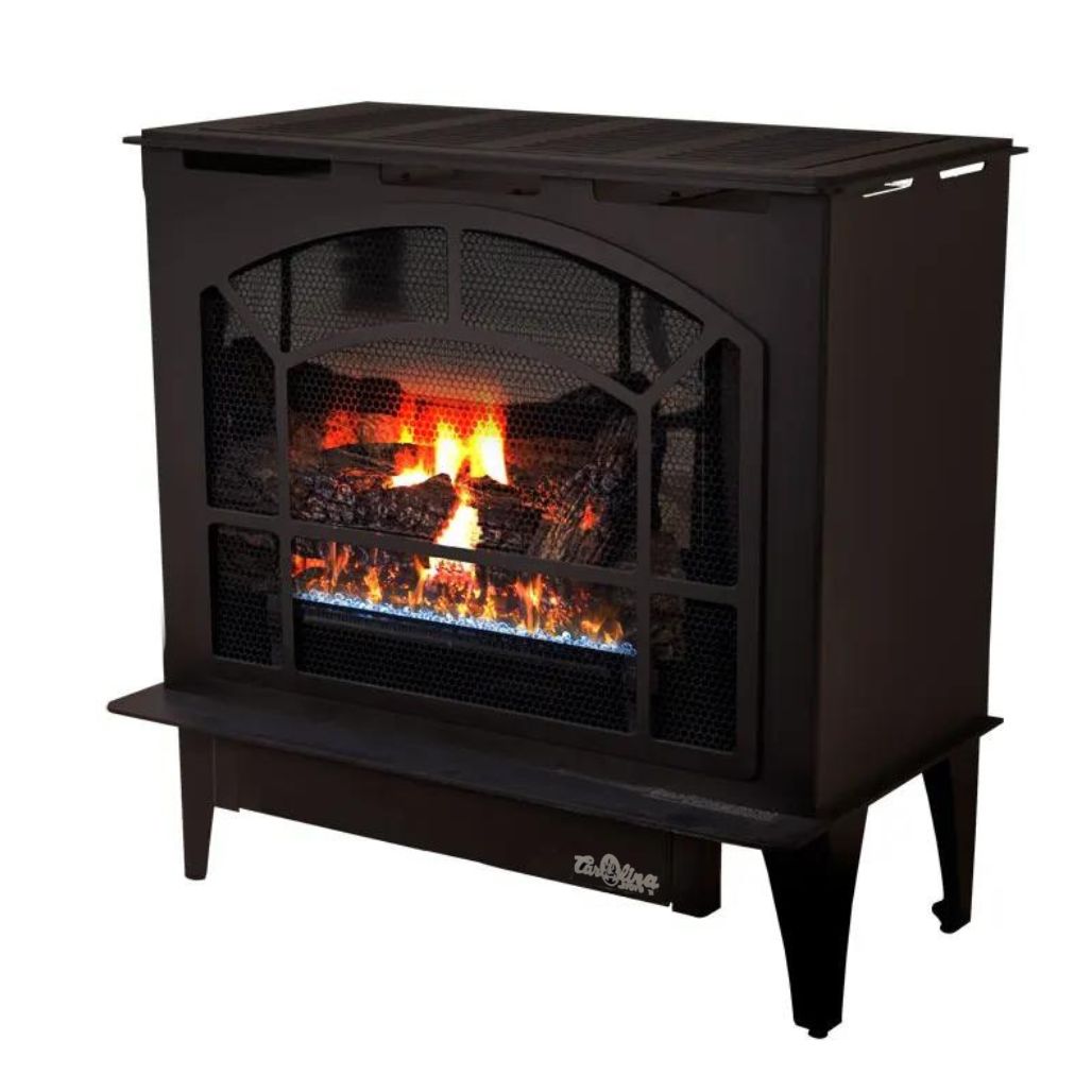 Buck Stove Townsend II vent-free gas stove, right side view