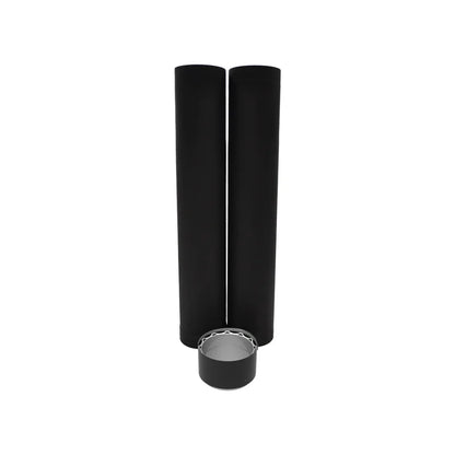 6 inch To-The-Ceiling Double Wall Stove Pipe Kit