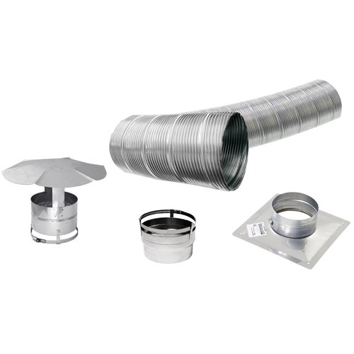 Vortex VOLKI stainless steel flex chimney liner kit for inserts