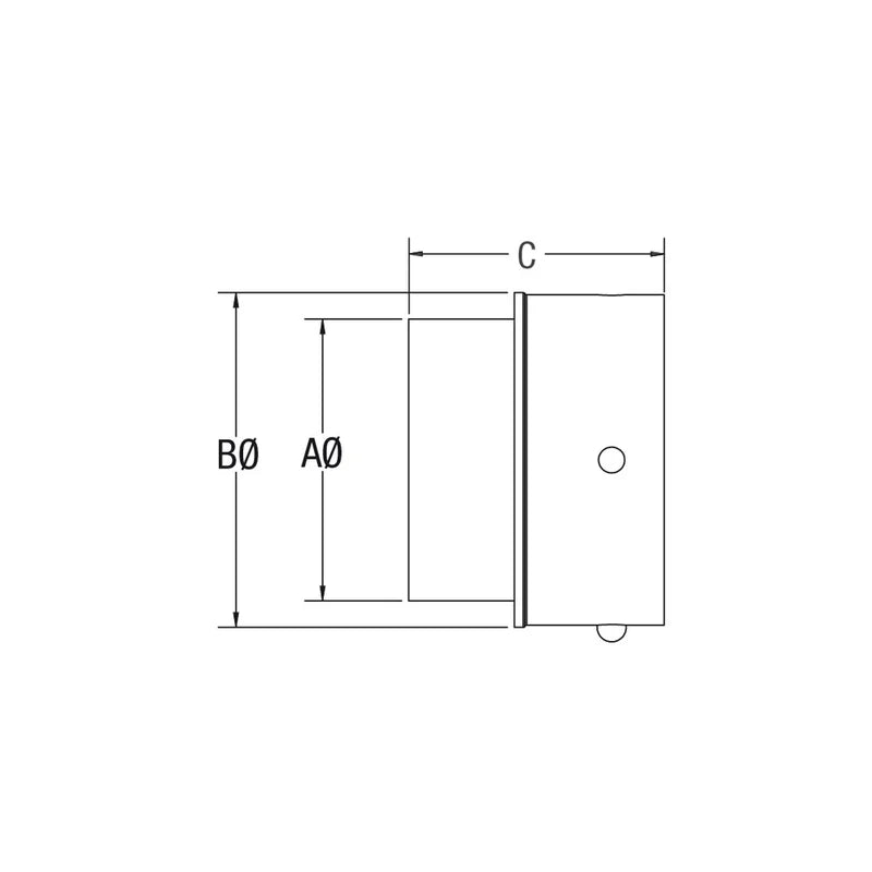 3 inch pellet stove adapter dimension drawing