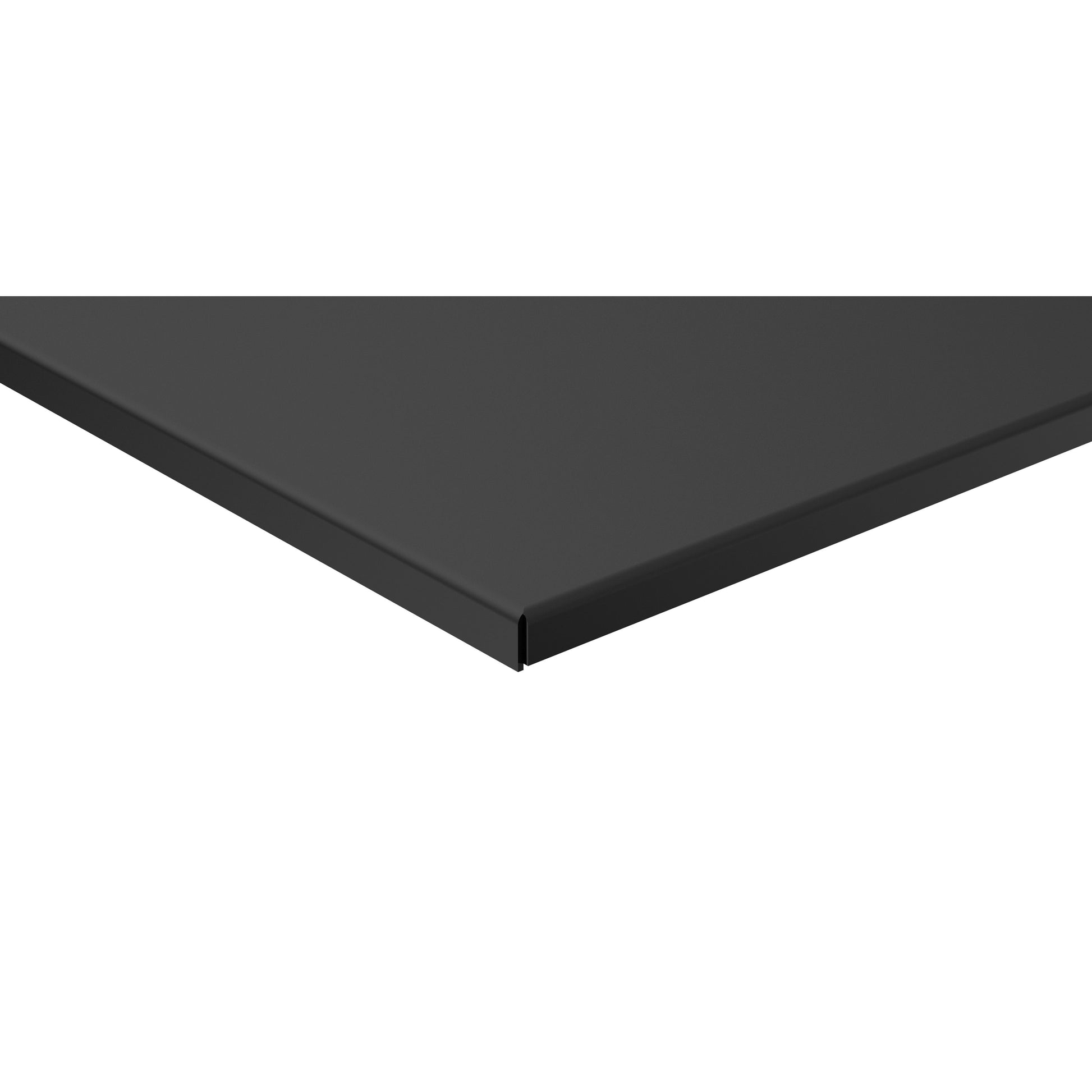 Drolet 46 3/4 by 54 inch black steel hearth pad - view 4