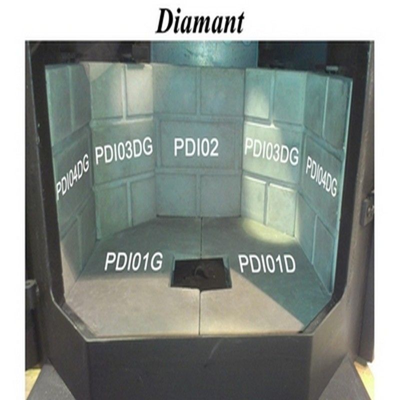 Floor Refractory Panel, Right Side for Nordica Appliances, Panel Code PDI01D (22240)