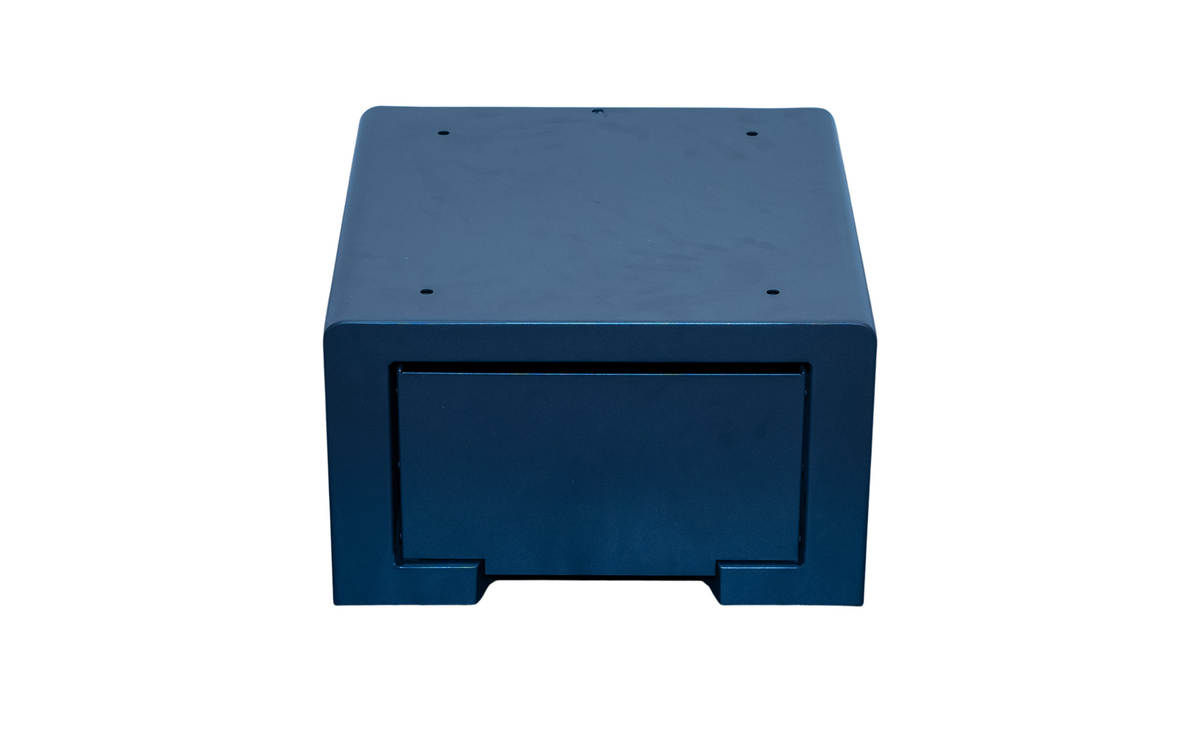 ComfortBilt charcoal riser stand with storage drawer for Alpine HP40 pellet stove