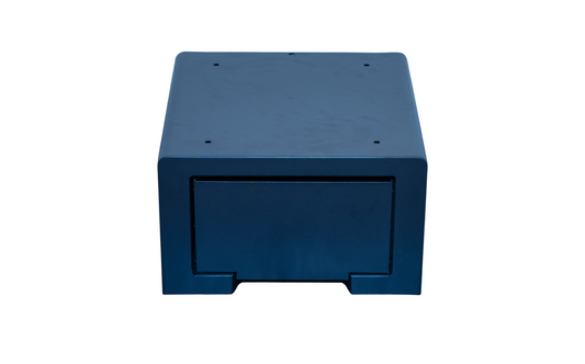 ComfortBilt charcoal riser stand with storage drawer for Alpine HP40 pellet stove