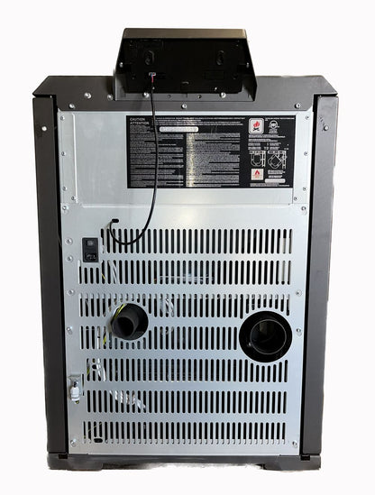 ComfortBilt HP22 pellet stove in Black — back