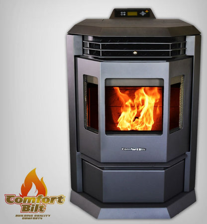 ComfortBilt HP22 pellet stove in Black — front