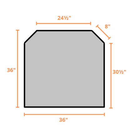 ComfortBilt Flatwall Hearth Pad