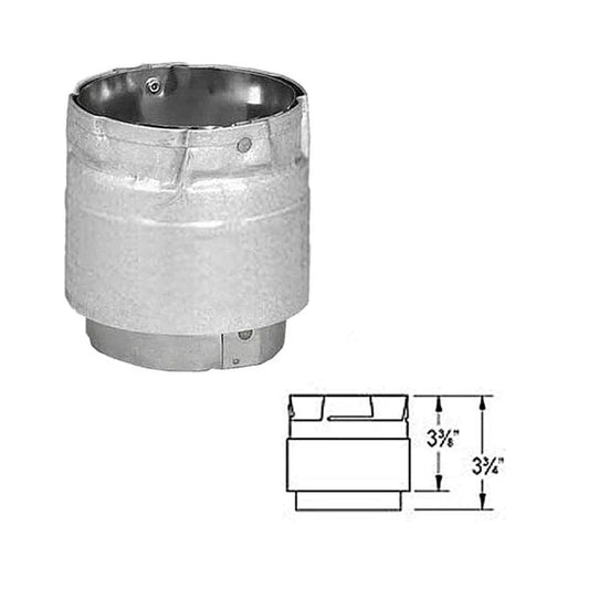 DuraVent 3" PelletVent Pro Appliance Adapter, Galvalume