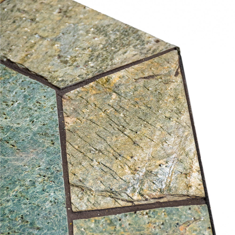 ComfortBilt Corner Hearth Pad, Natural Silver Slate, view 8