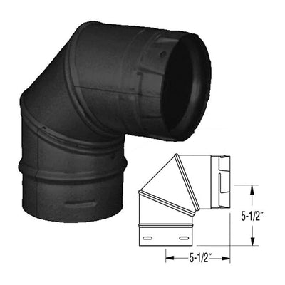 DuraVent 3" PelletVent Pro 90° Elbow