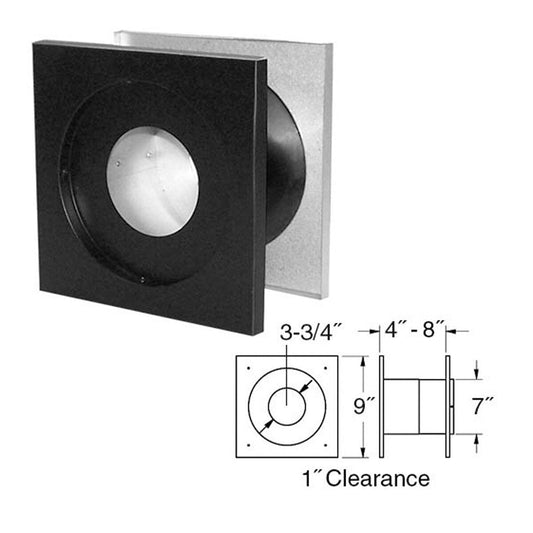DuraVent 3" PelletVent Pro Wall Thimble, view 2