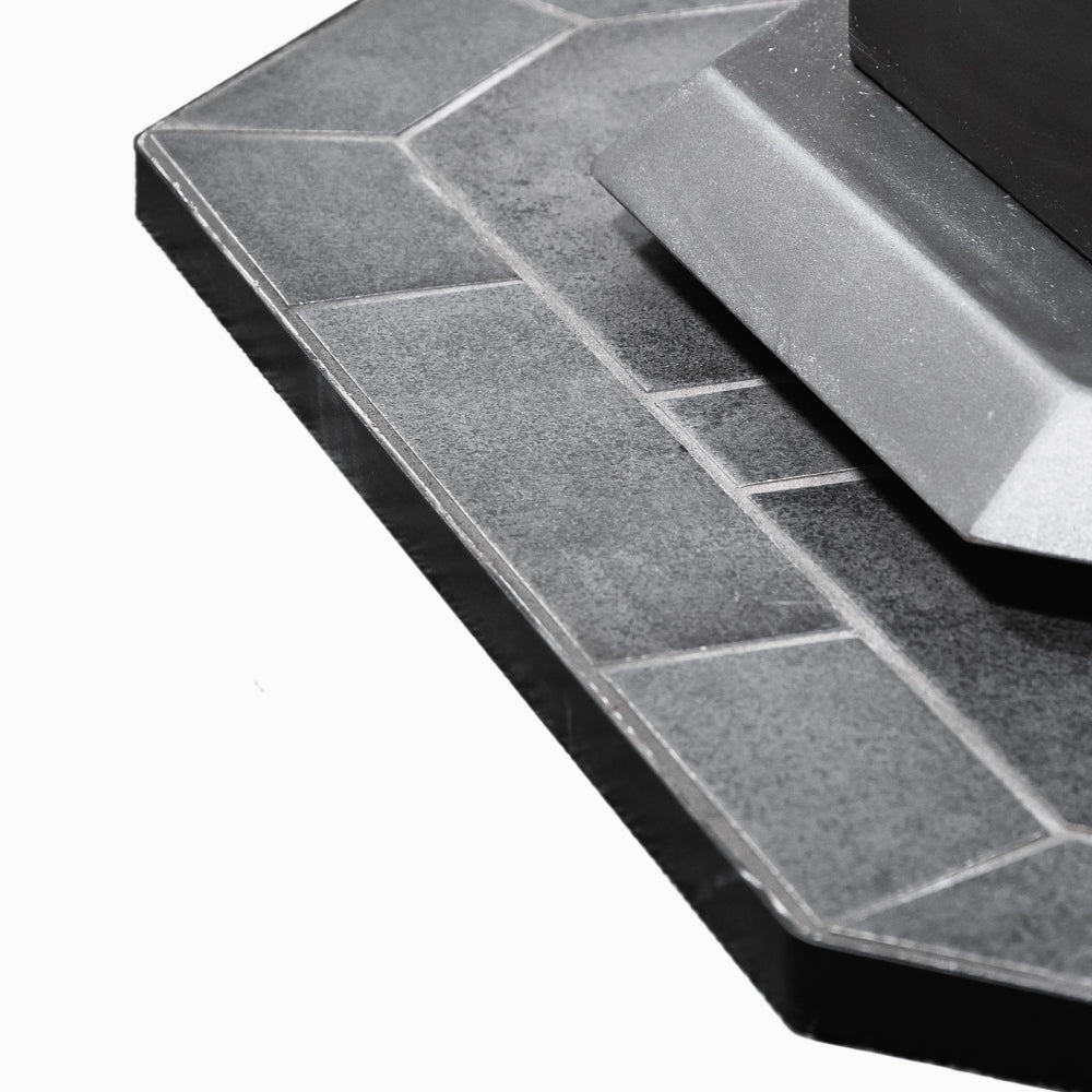 ComfortBilt Flatwall Hearth Pad, Midnight Black, view 4