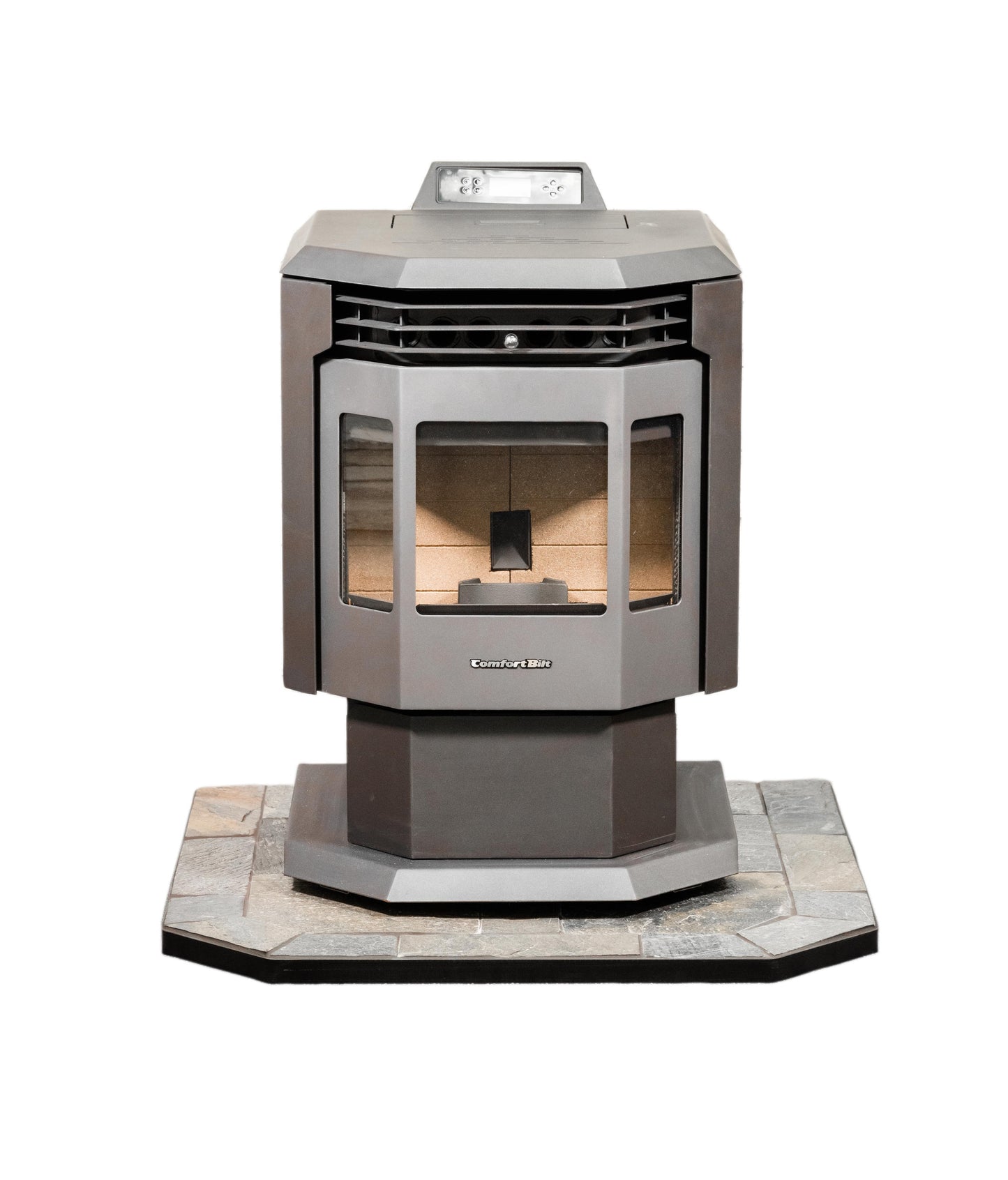 ComfortBilt Flatwall Hearth Pad, Natural Silver Slate, view 5