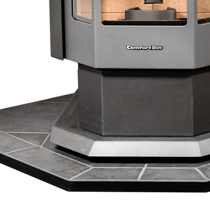 ComfortBilt Corner Hearth Pad, Mill Black, view 8