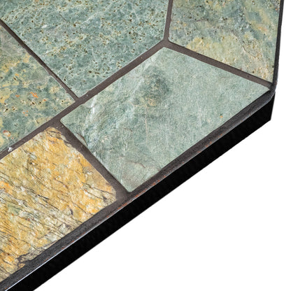 ComfortBilt Corner Hearth Pad, Natural Silver Slate, view 6