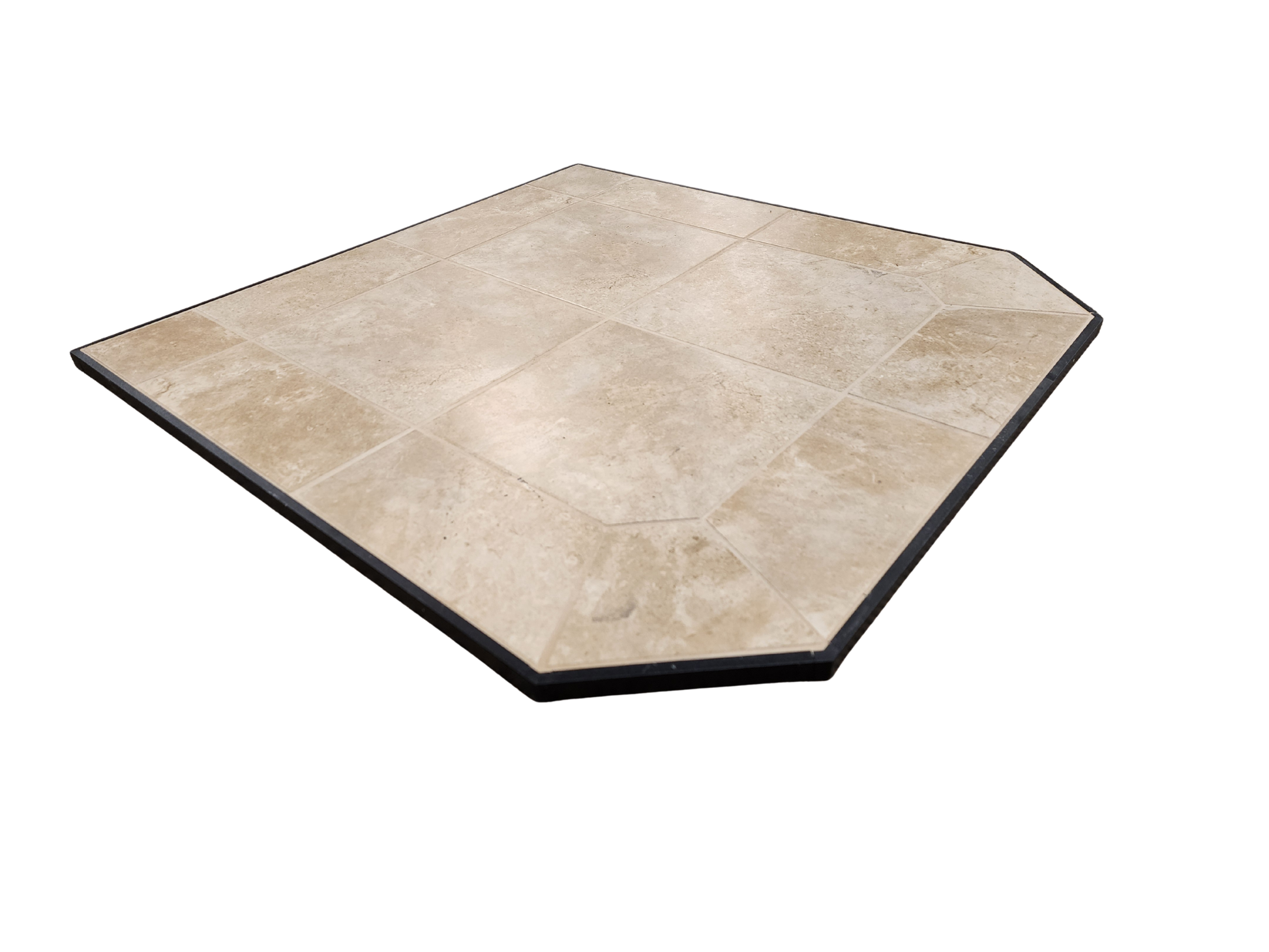 ComfortBilt HP22N Golden Brown Stainless pellet stove with 36" Sandstone hearth pad combo — additional view 3