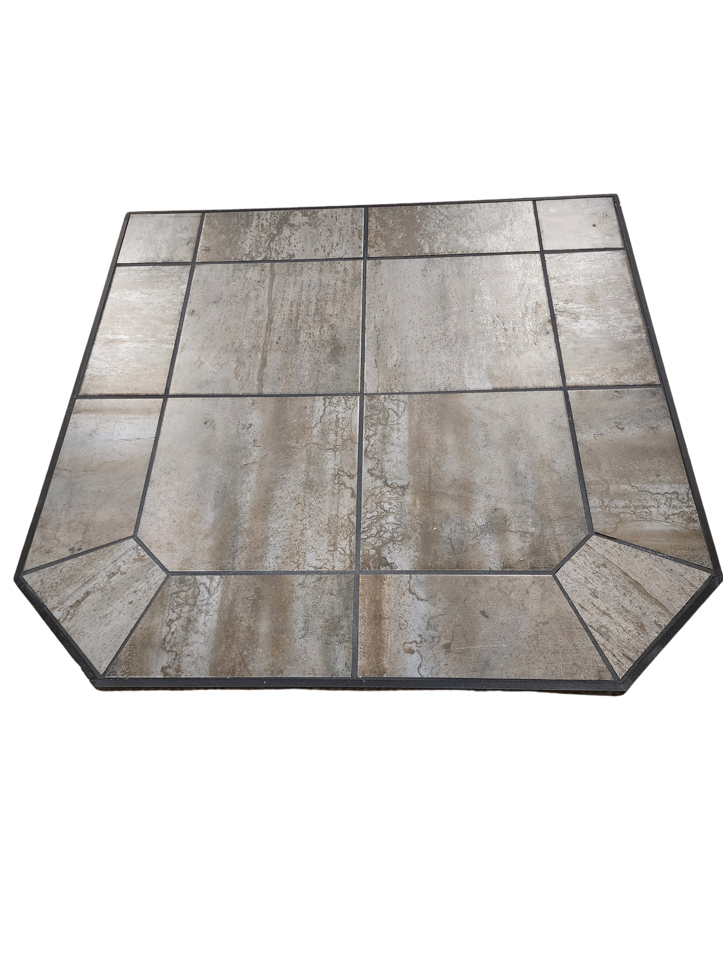 ComfortBilt HP50S Dark Brown pellet stove with 36" Iron Fog hearth pad combo — additional view 2