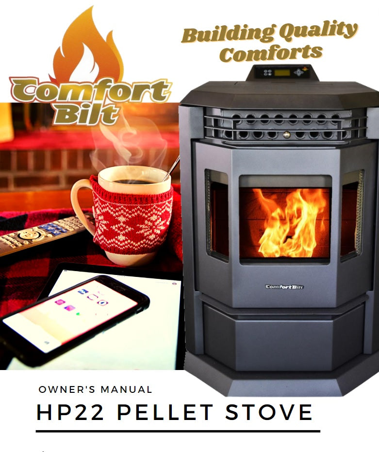ComfortBilt pellet stove printed owner's manual