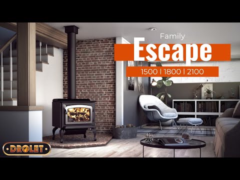 Drolet Escape 1500 Wood Stove video