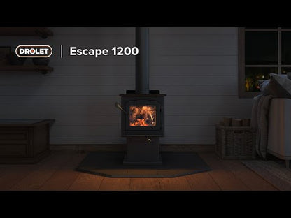 Drolet Escape 1200 Wood Stove video