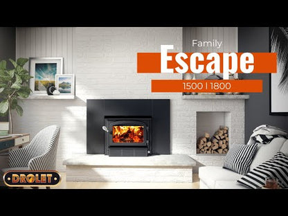 Drolet Escape 1500-I Wood Insert video
