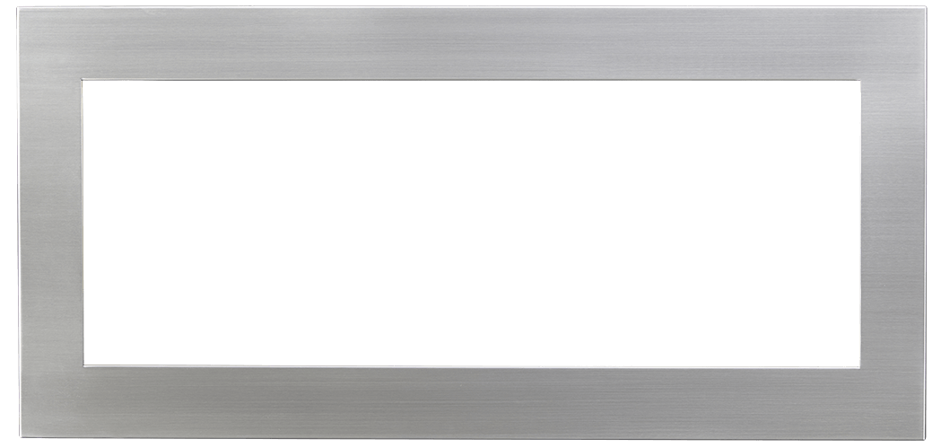 Napoleon SLF38SS brushed stainless surround with safety barrier for Vector 38